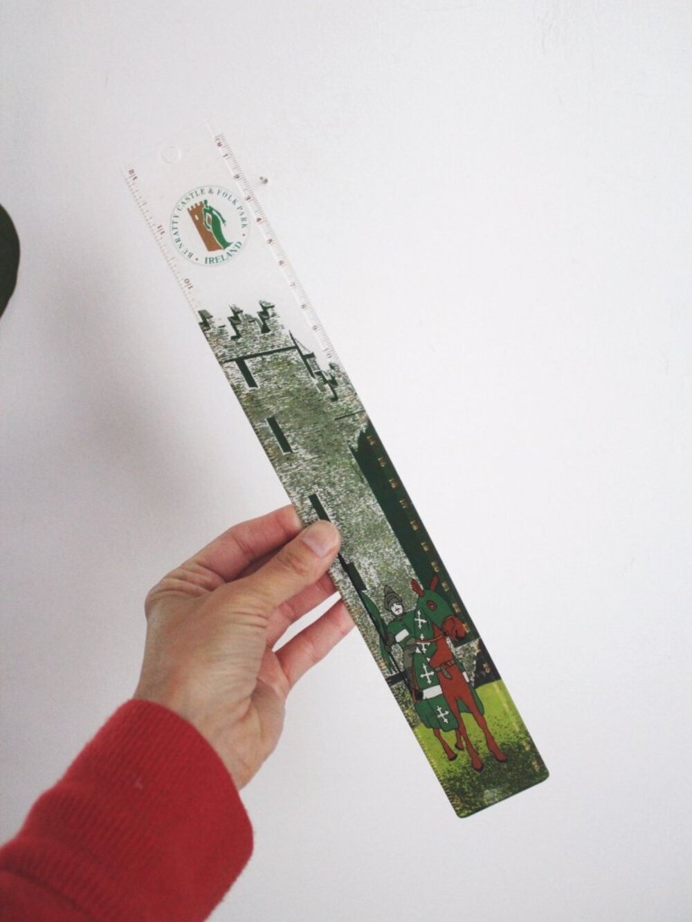 Vintage Bunratty Castle Ireland Souvenir Ruler Medieval Knight Castle Design